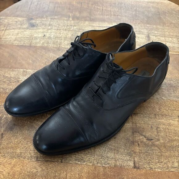 Vintage Johnston & Murphy Cap Toe lace oxfords 12 M - Picture 1 of 9